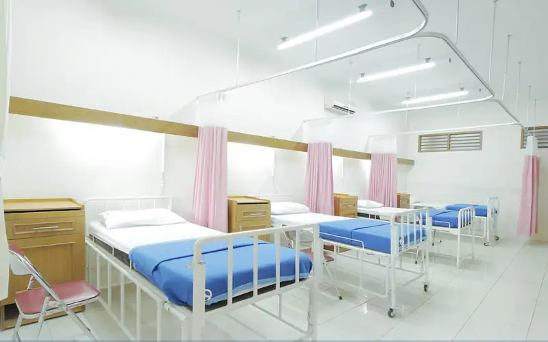 Modern hospital interior